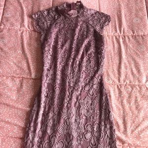 Midi mauve dress